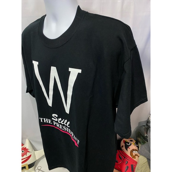 George W Bush W The President T-SHIRT XL Black - Picture 7 of 9